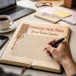 Panevėžio vyskupija   » Jubiliejinis projektas – perrašyti vieną iš keturių Evangelijų